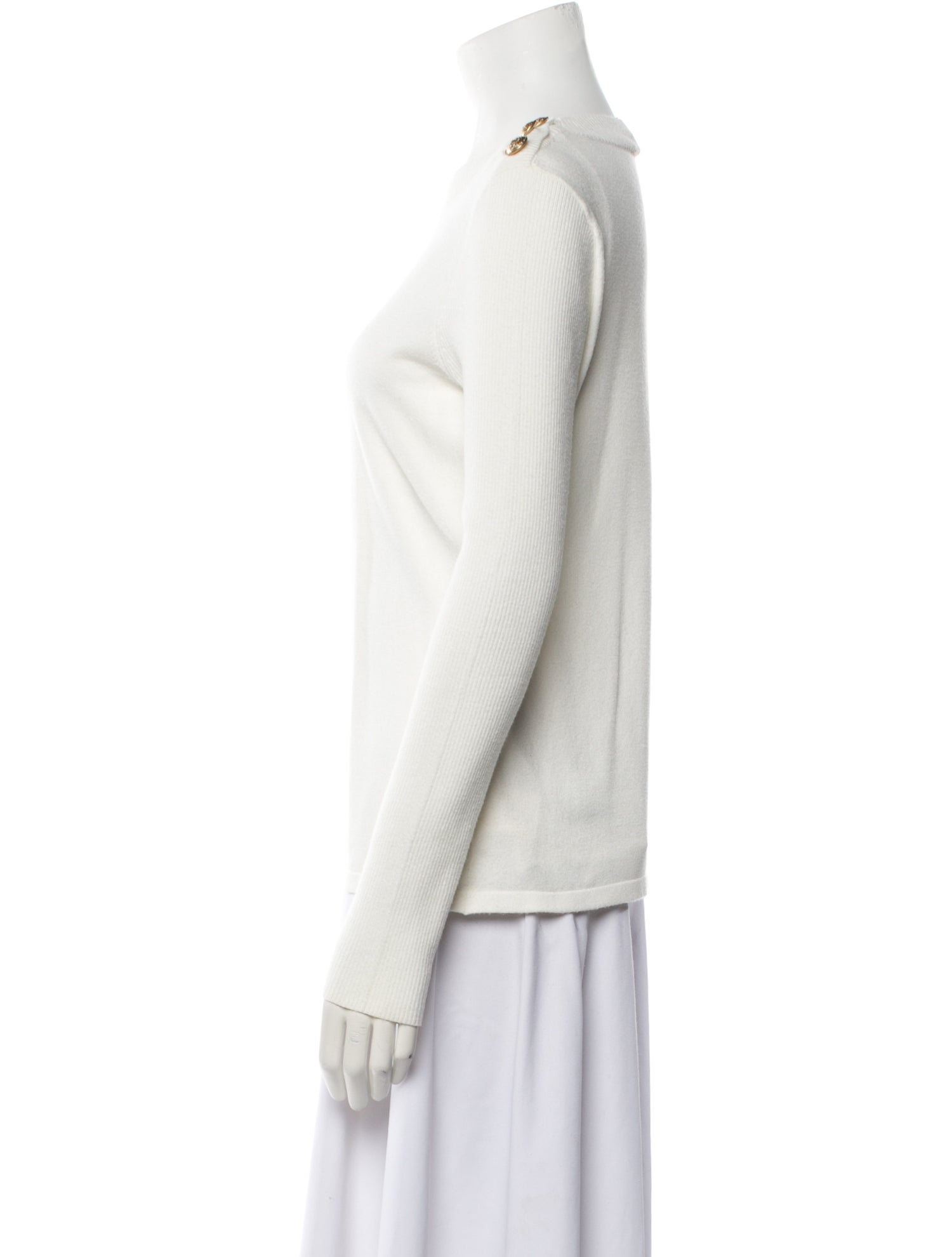L'Agence Scoop Neck Sweater