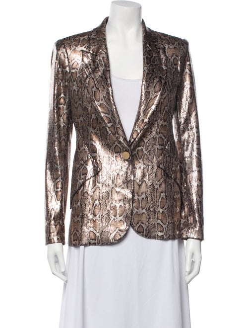 L'Agence Animal Print Blazer