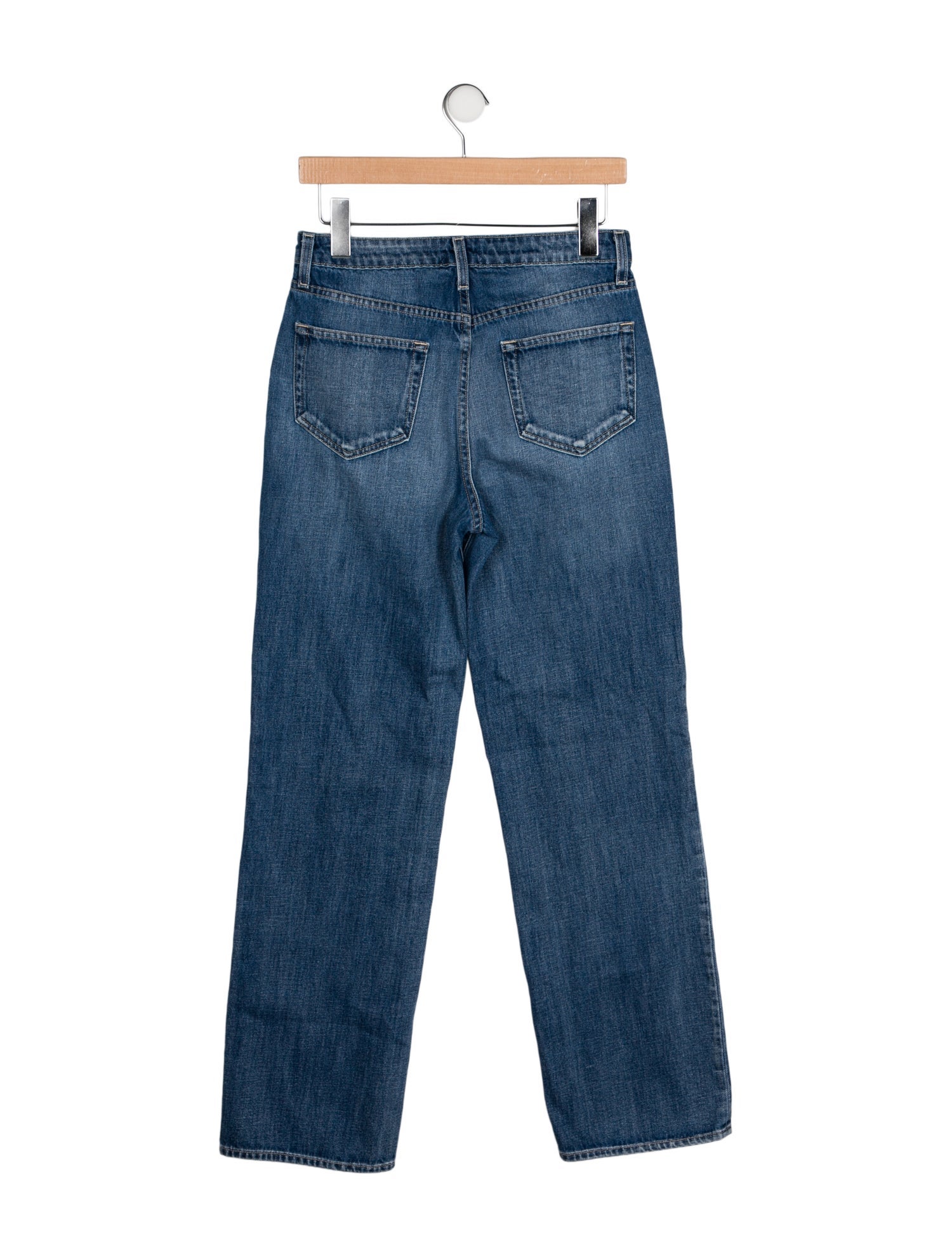 L'Agence Mid-Rise Straight Leg Jeans