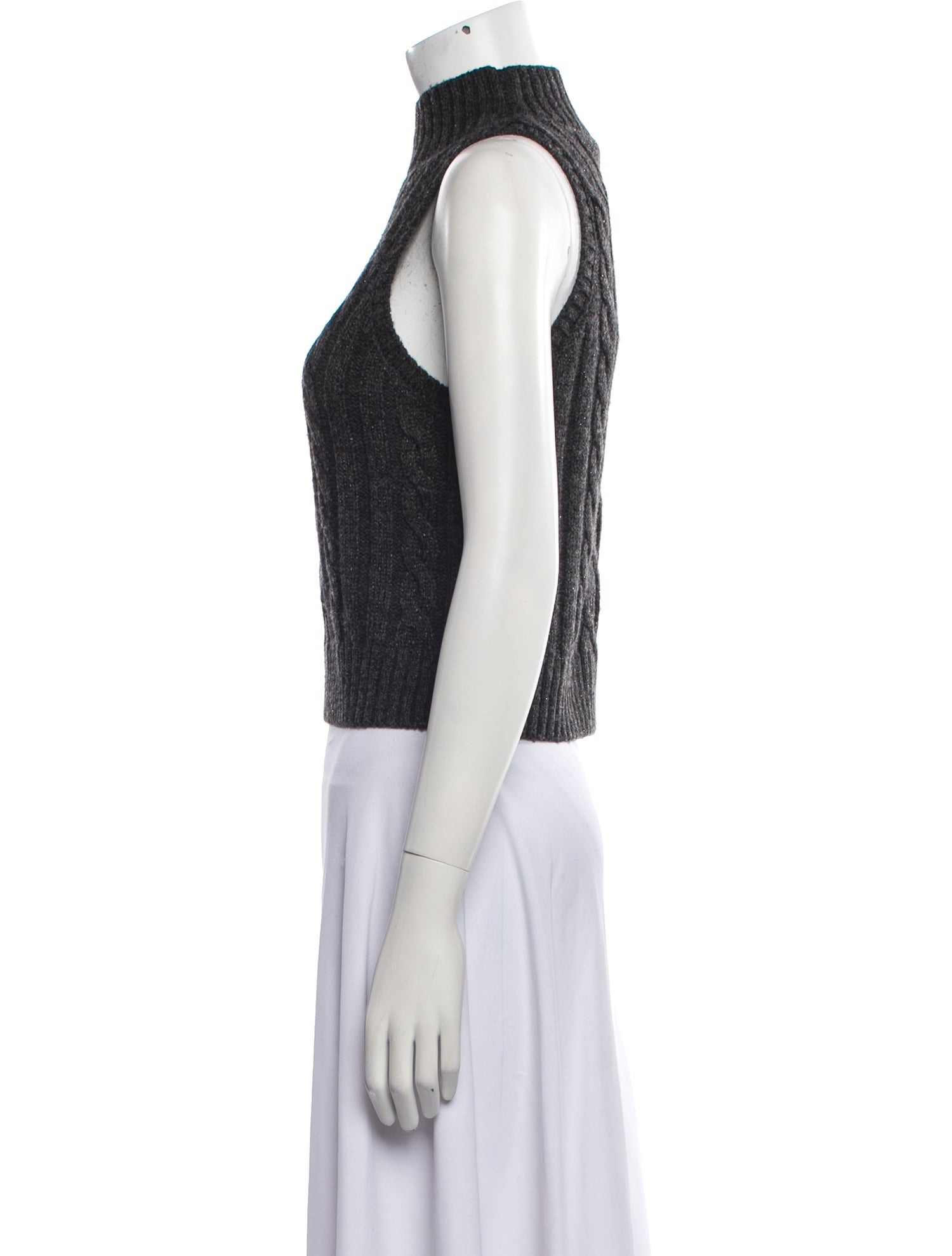 L'Agence Mock Neck Sweater