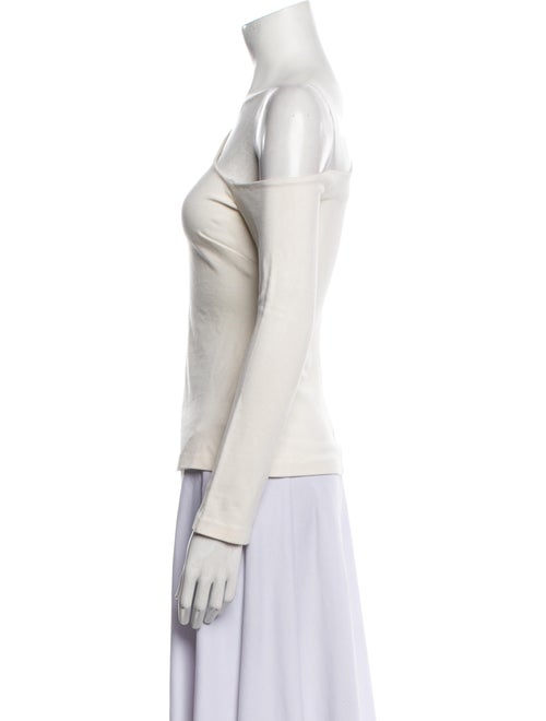 L'Agence One-Shoulder Long Sleeve Top