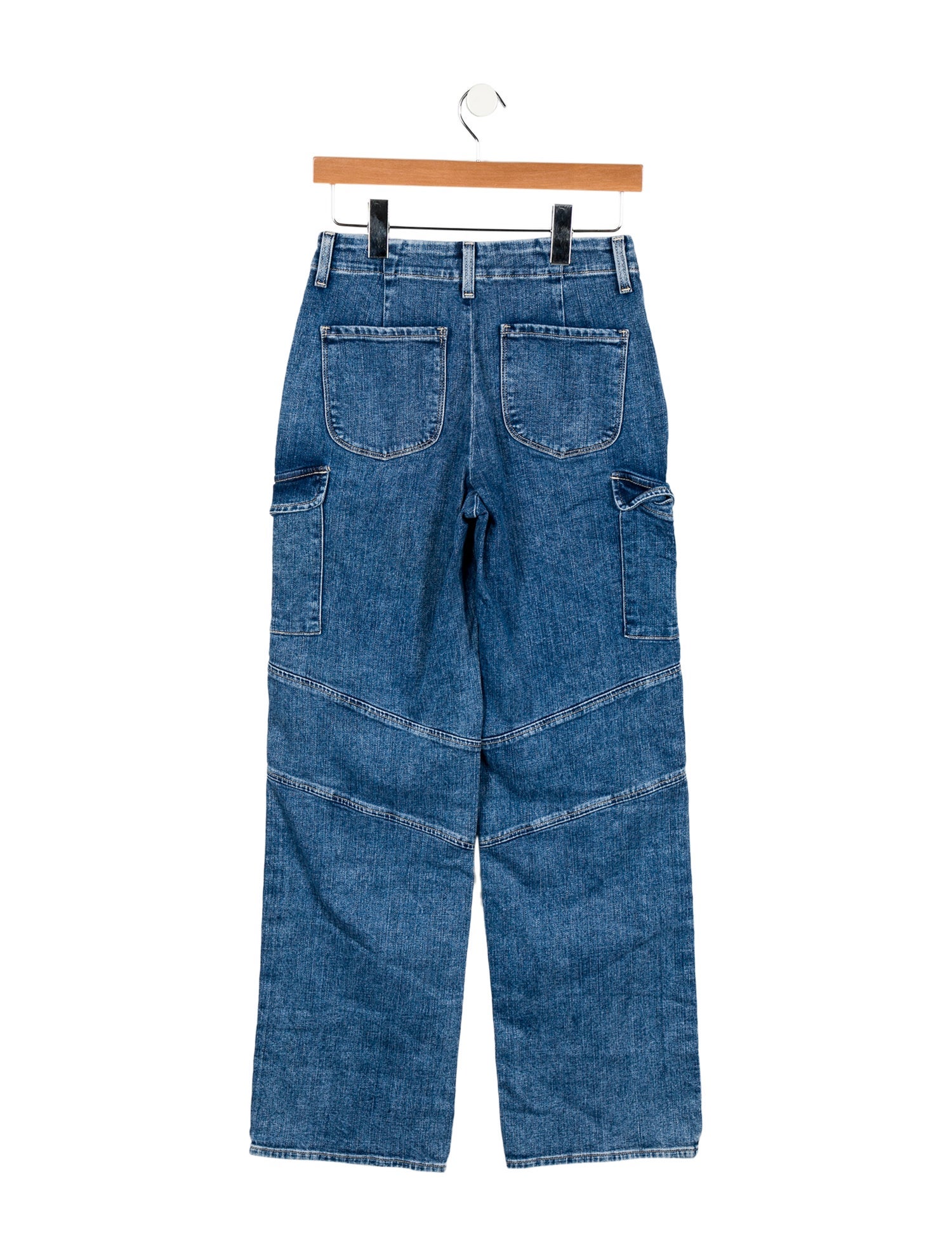 L'Agence Mid-Rise Wide Leg Jeans