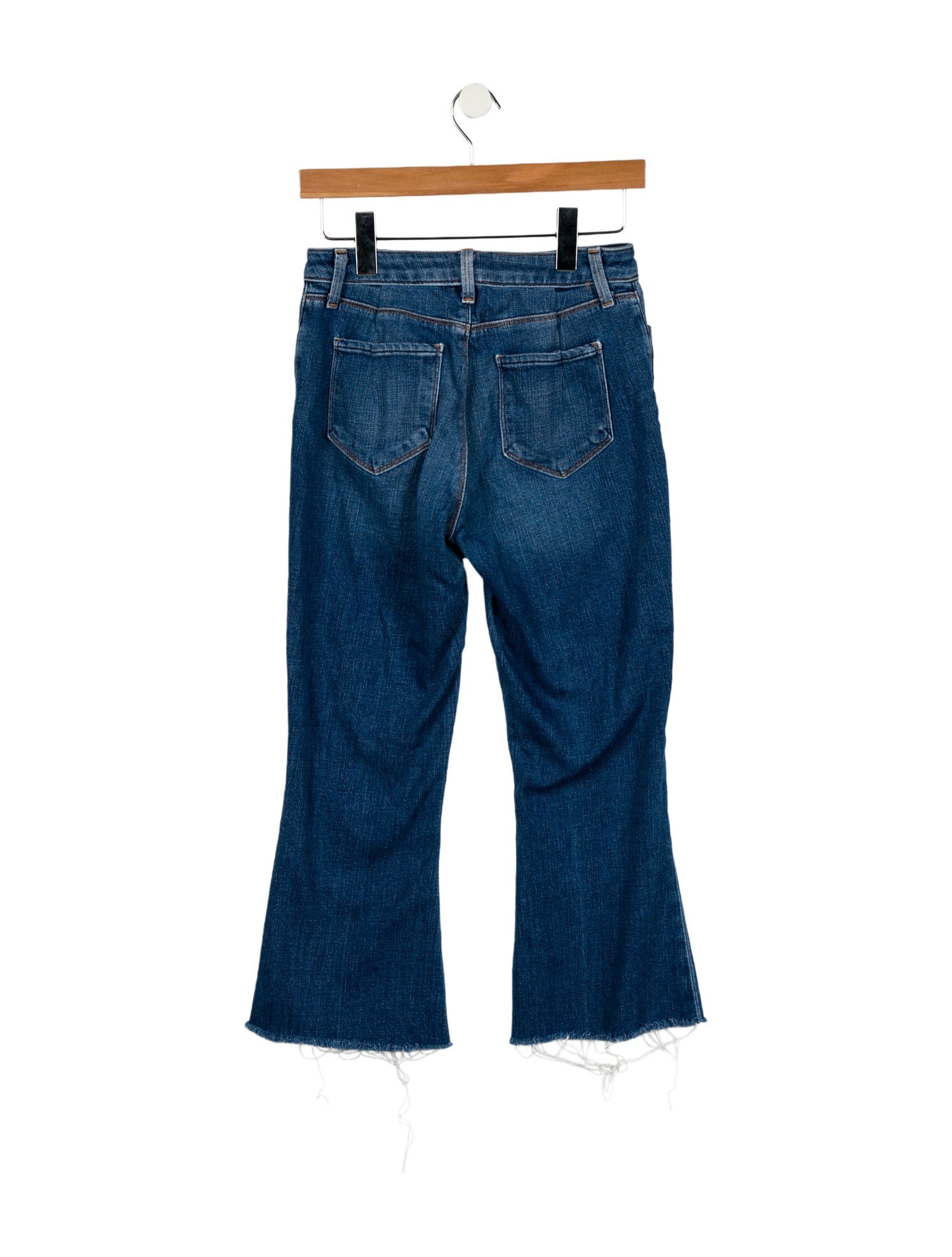 L'Agence Mid-Rise Wide Leg Jeans