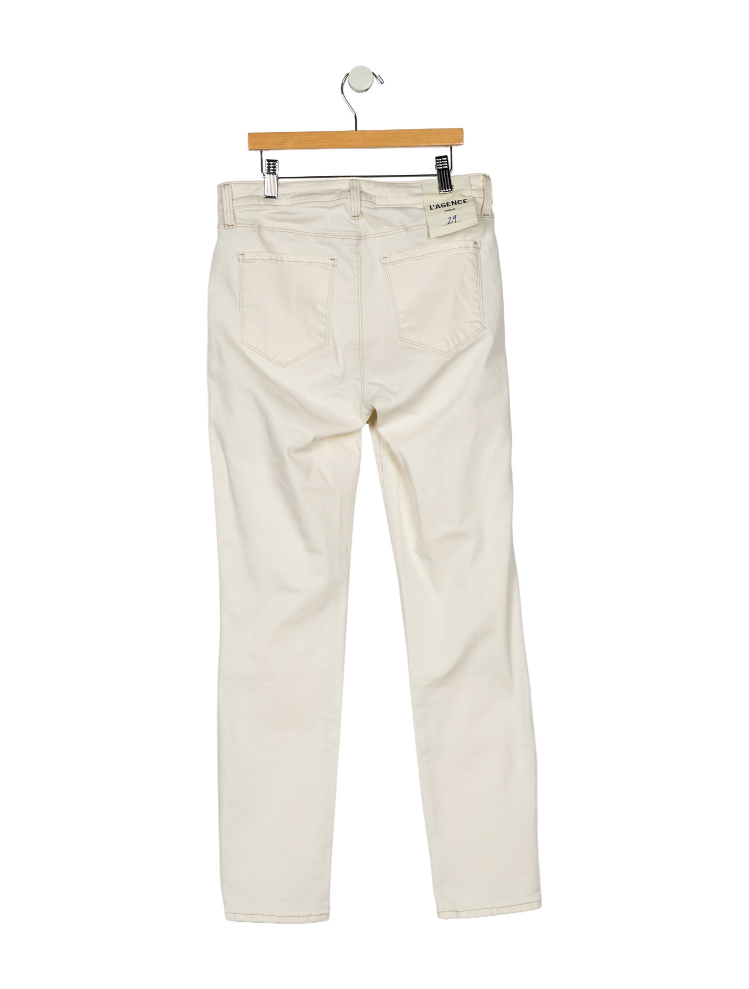 L'Agence Mid-Rise Straight Leg Jeans