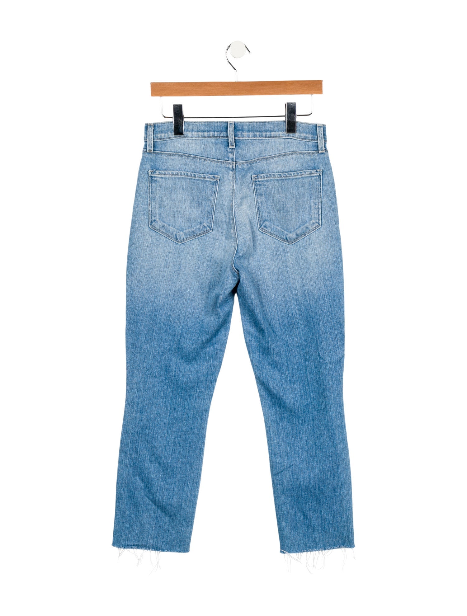 L'Agence High-Rise Straight Leg Jeans