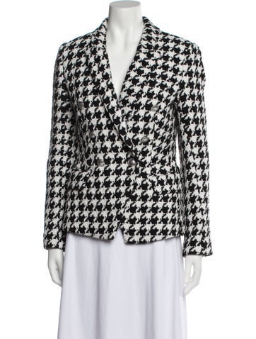 L'Agence Jackets Houndstooth Print Blazer US 6 | M