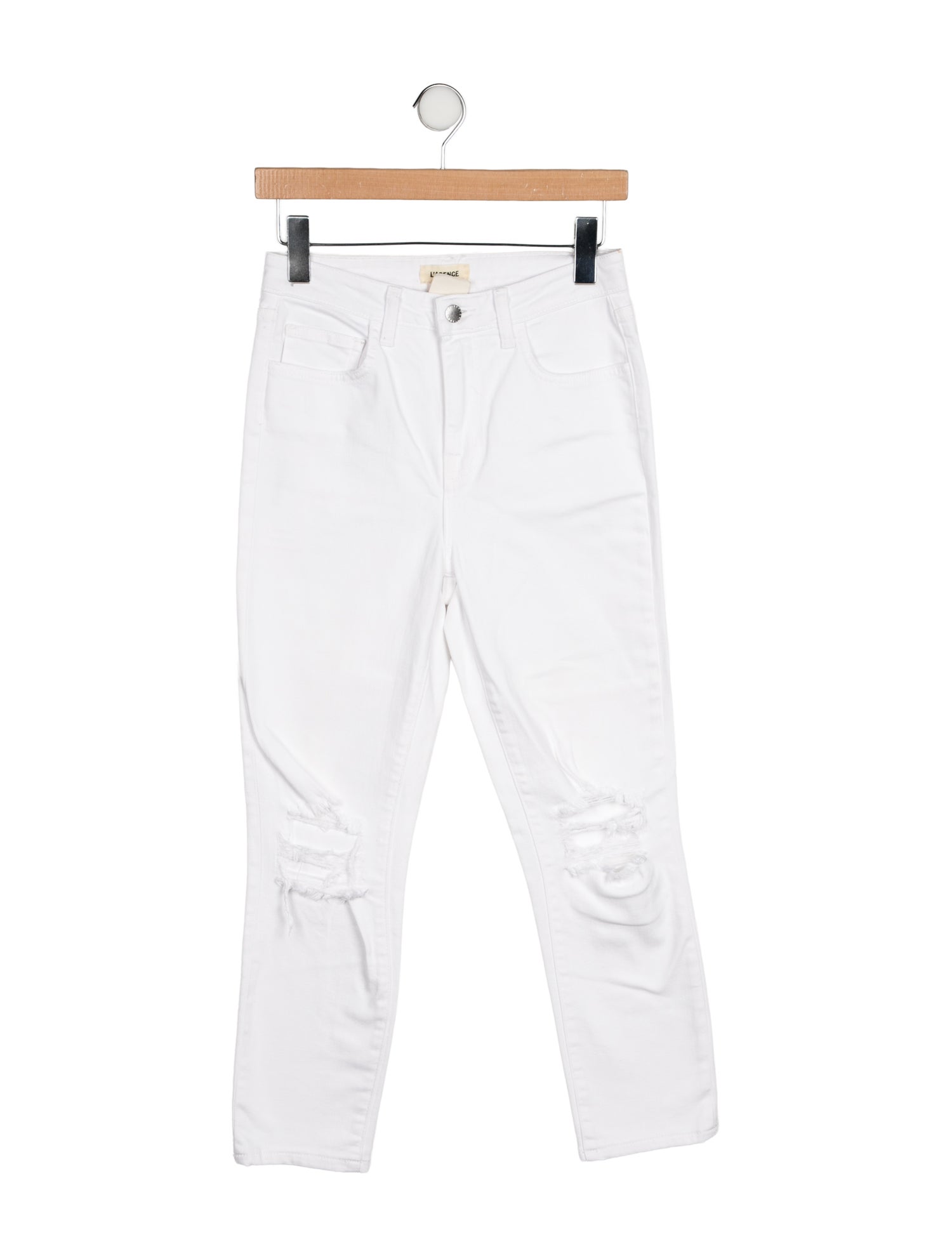 L'Agence High-Rise Straight Leg Jeans