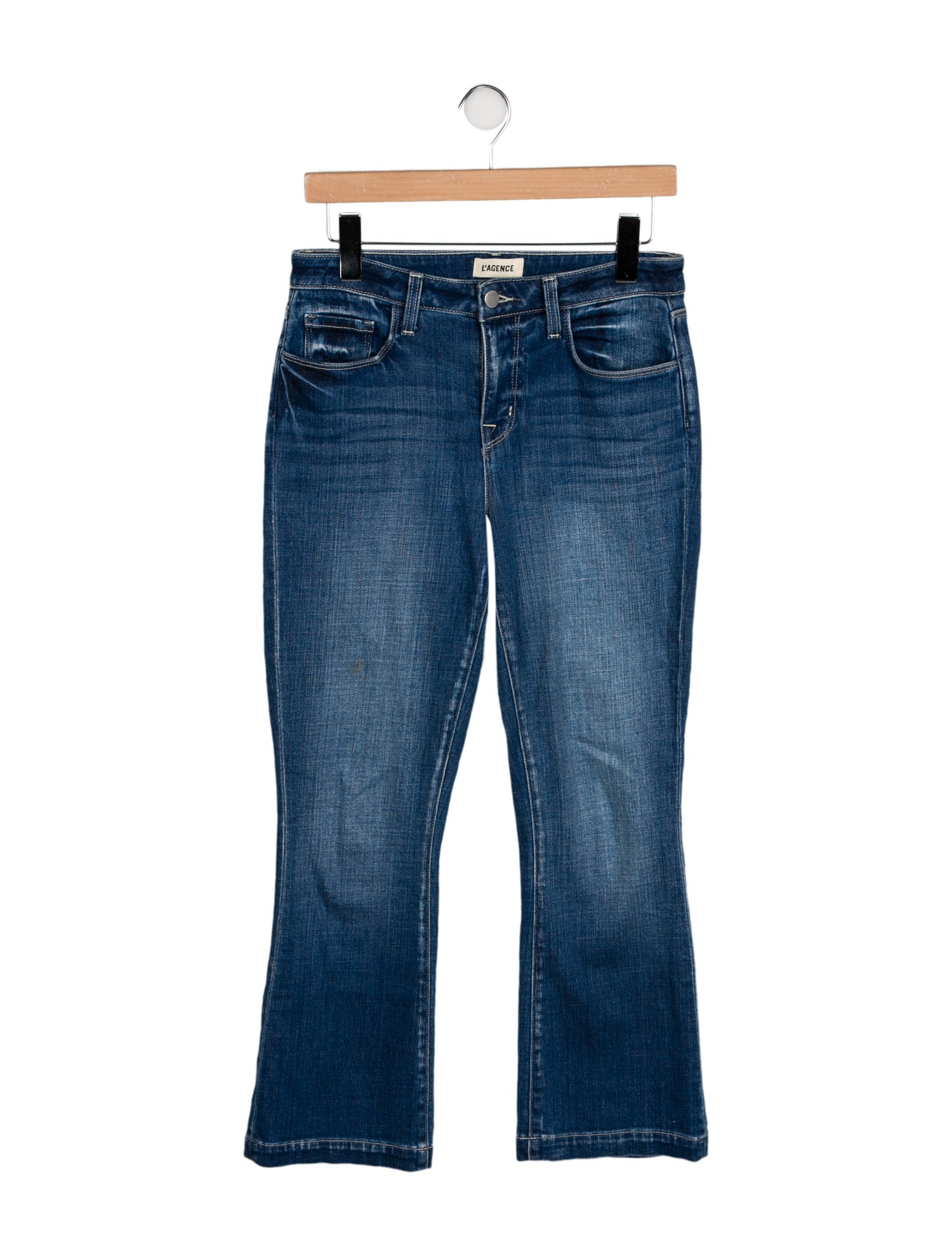 L'Agence High-Rise Straight Leg Jeans
