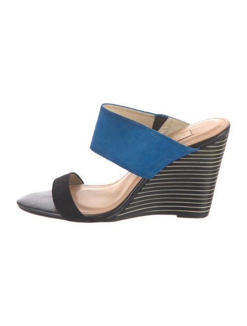 L'Agence Leather Slides