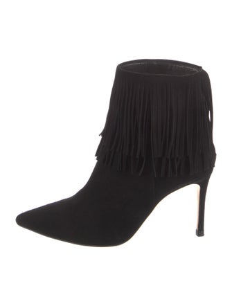 L'Agence Suede Pumps