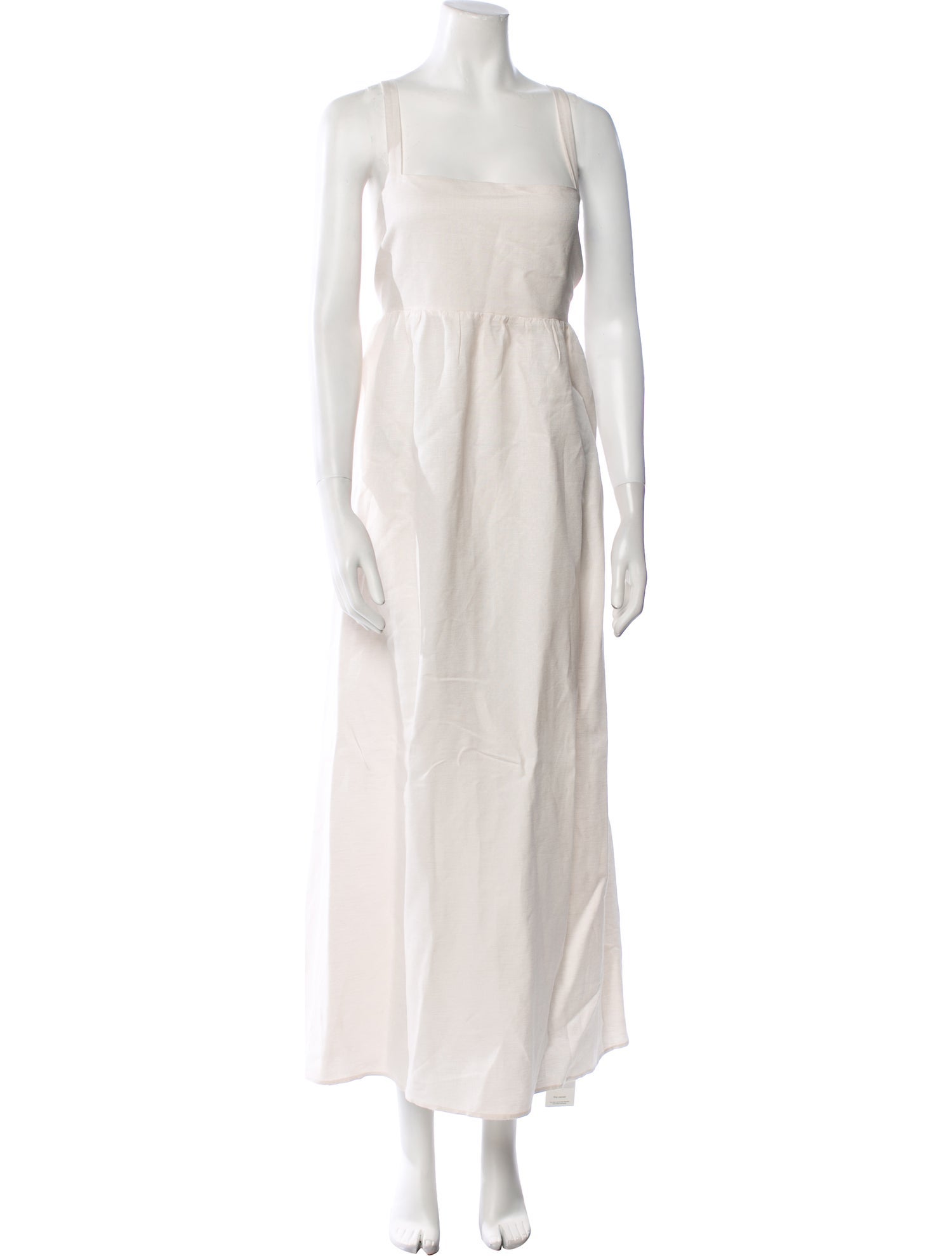 L'Agence Linen Long Dress