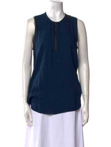 L'Agence Tops Crew Neck Sleeveless Top M