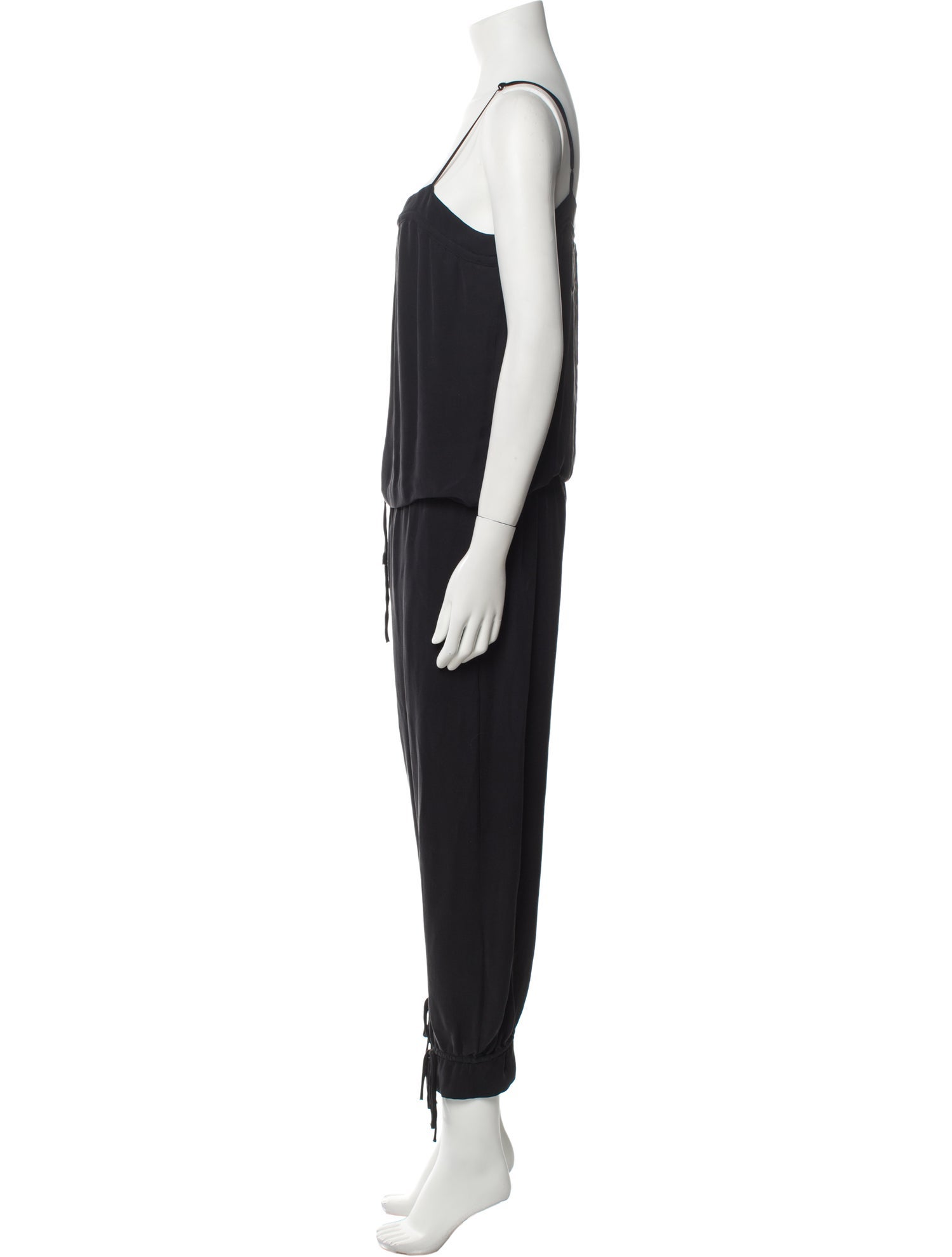 L'Agence Silk Scoop Neck Jumpsuit