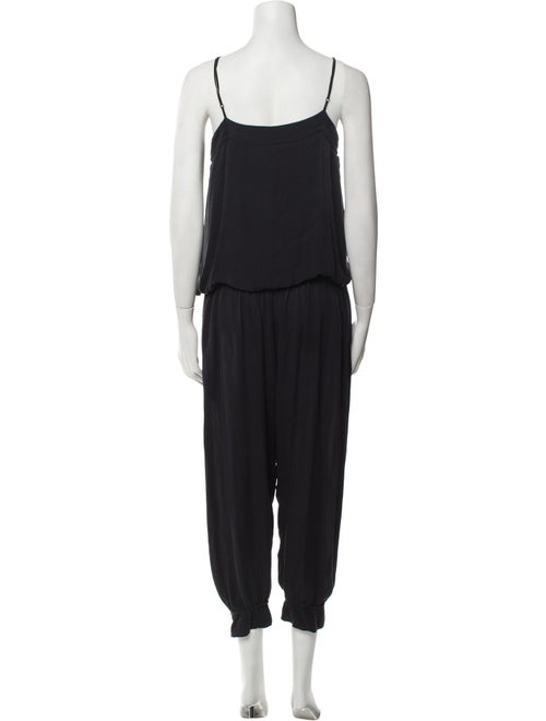 L'Agence Silk Scoop Neck Jumpsuit