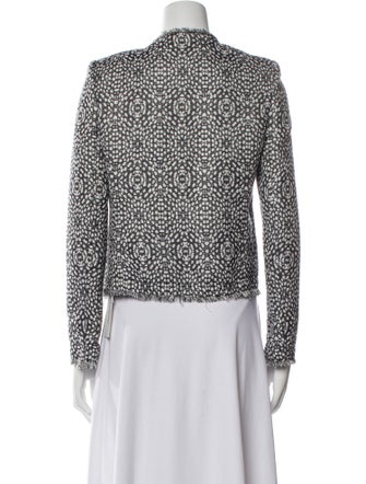 L'Agence Polka Dot Print Jacket