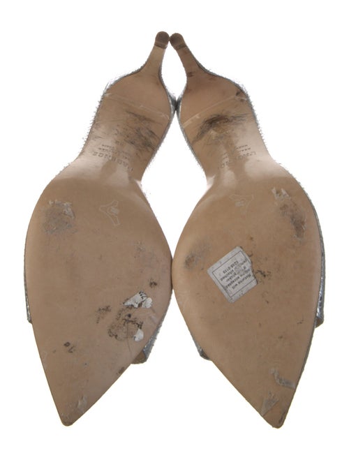 L'Agence Leather Slides