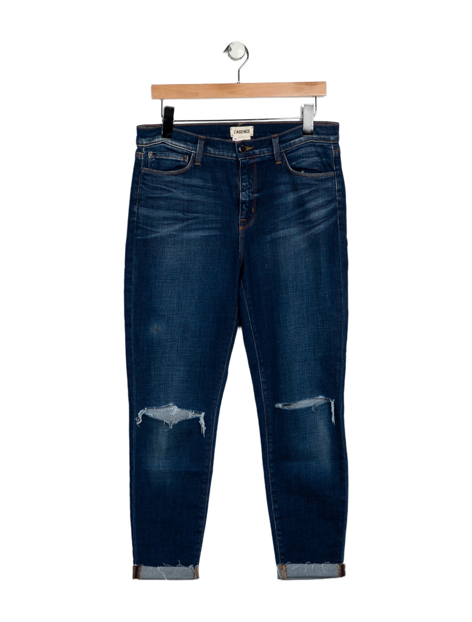 L'Agence Mid-Rise Skinny Leg Jeans