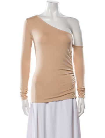 L'Agence Tops One-Shoulder Long Sleeve Top XS