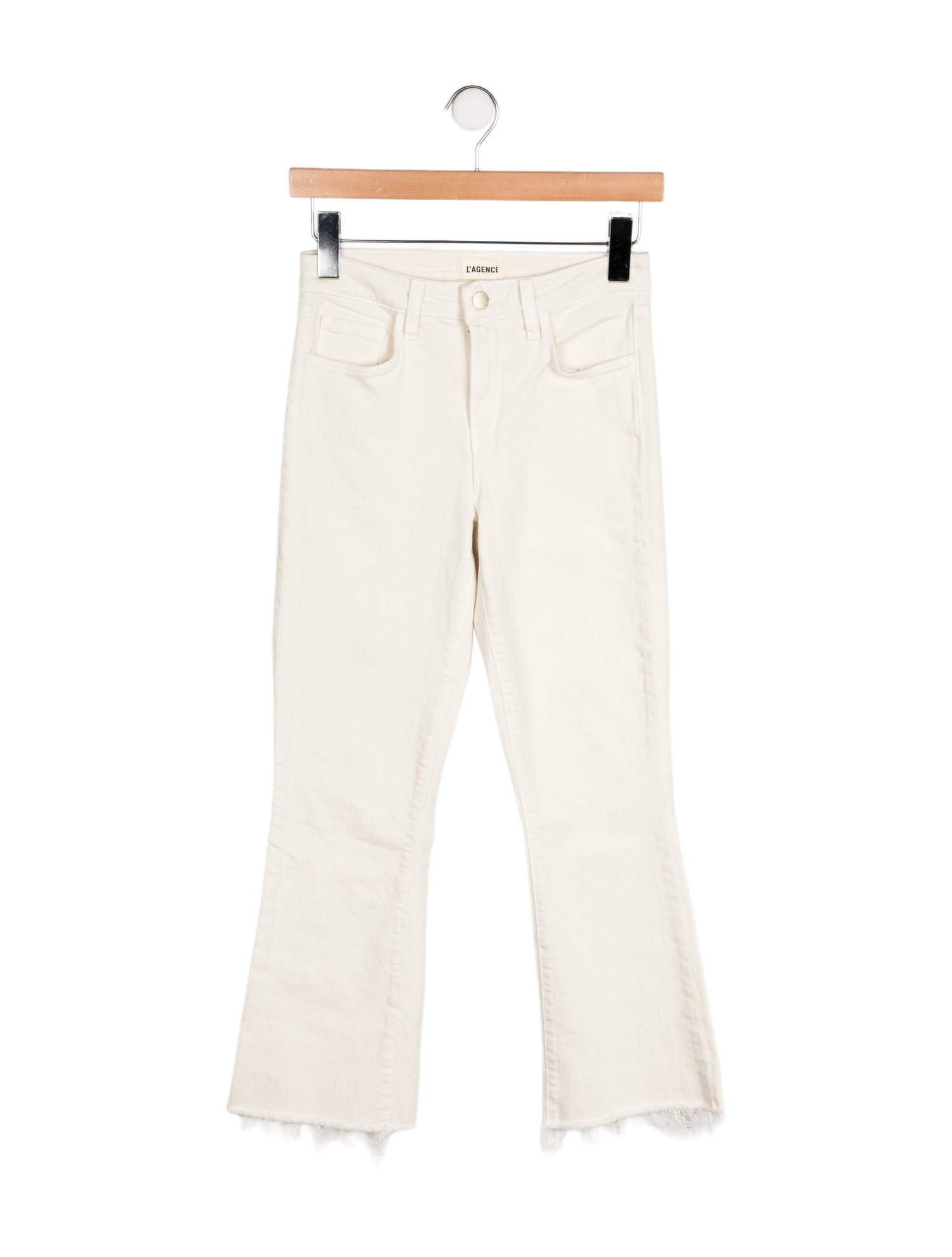L'Agence Mid-Rise Straight Leg Jeans