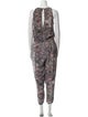 L'Agence Silk Printed Jumpsuit