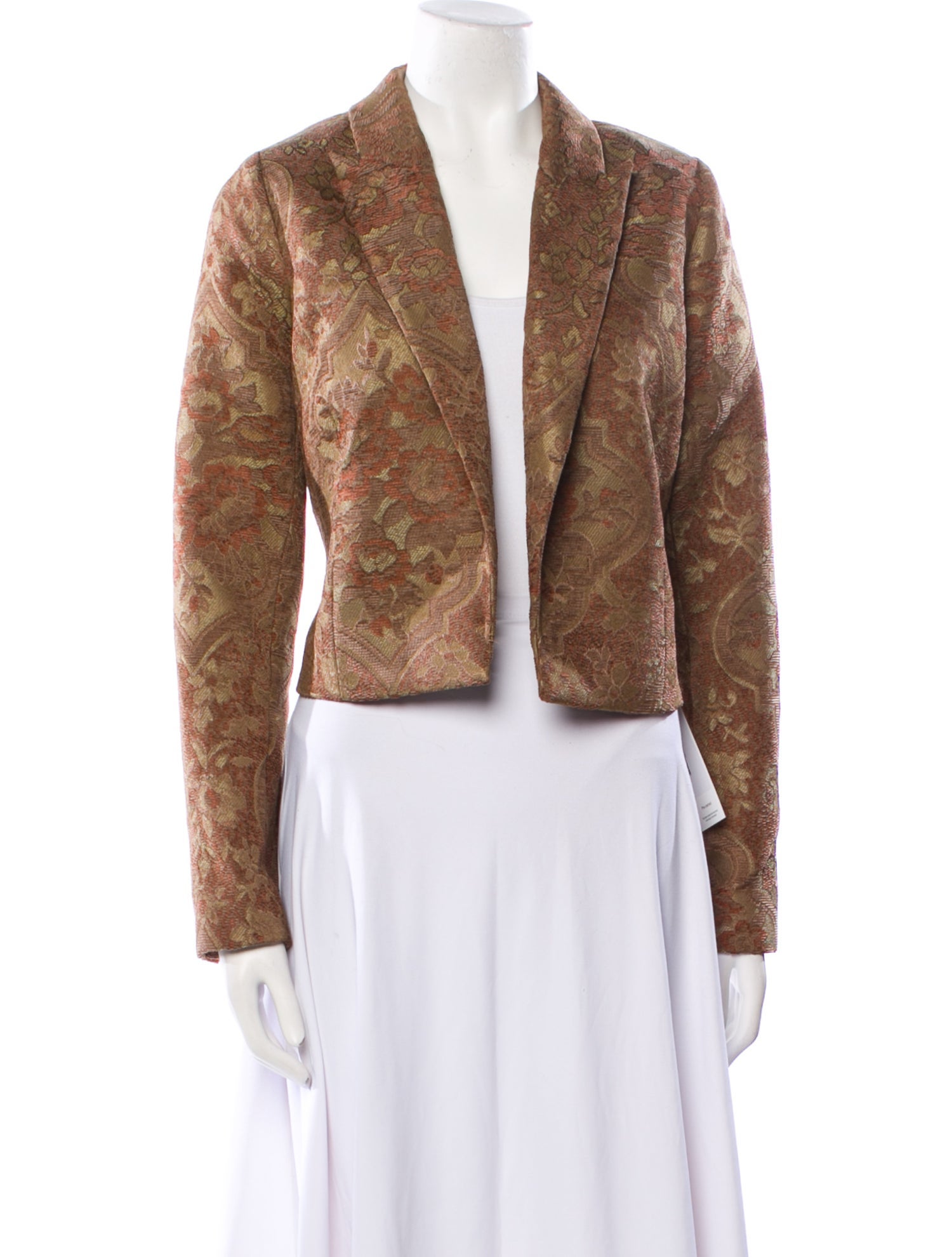L'Agence Printed Faux Fur Jacket