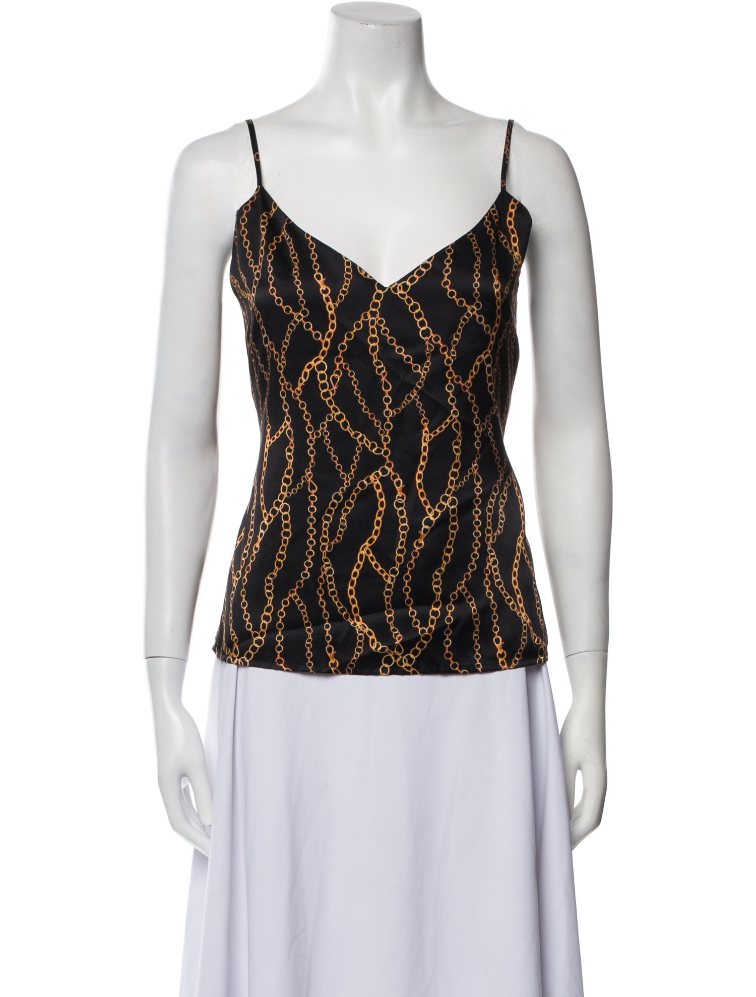 L'Agence Silk Printed Top