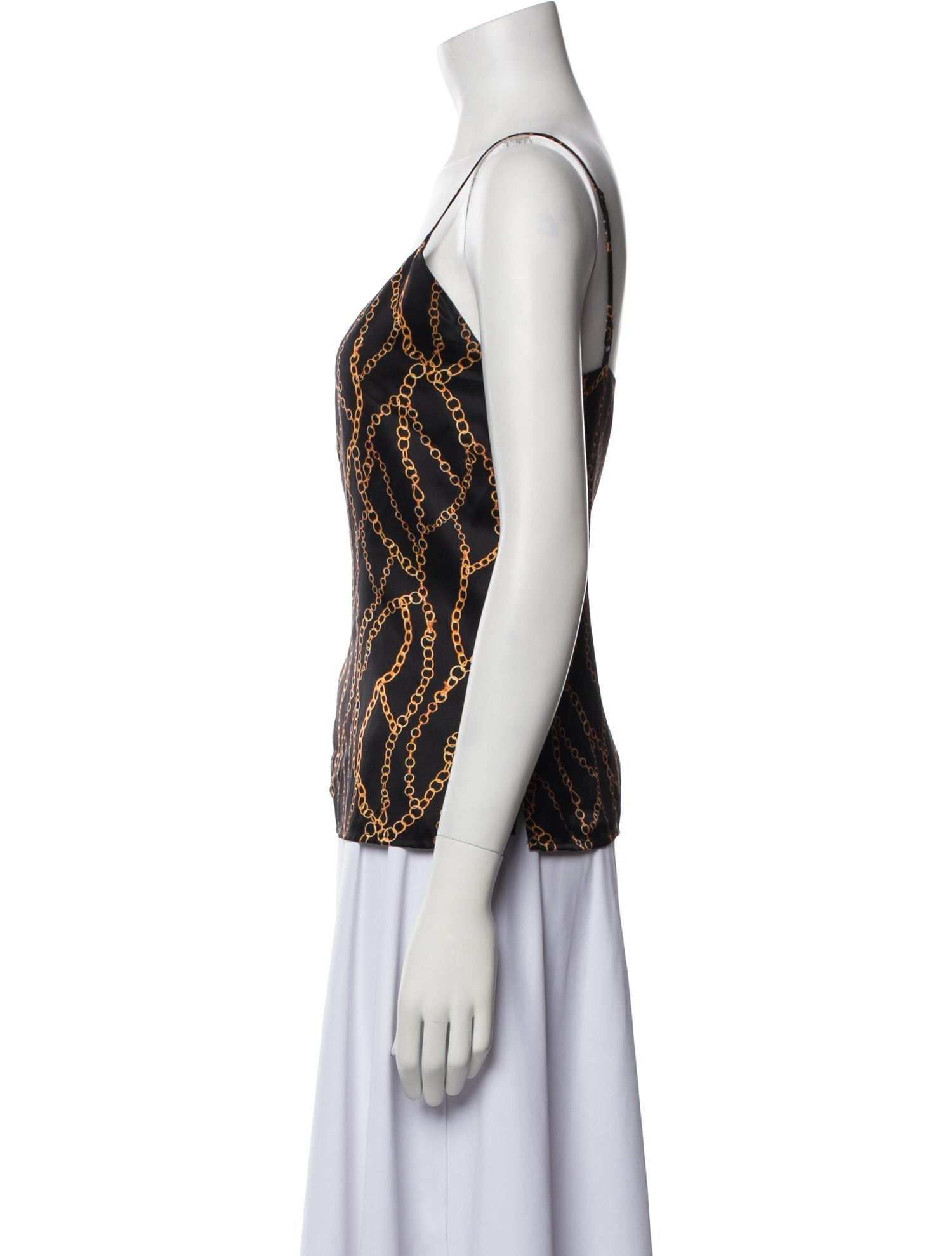 L'Agence Silk Printed Top