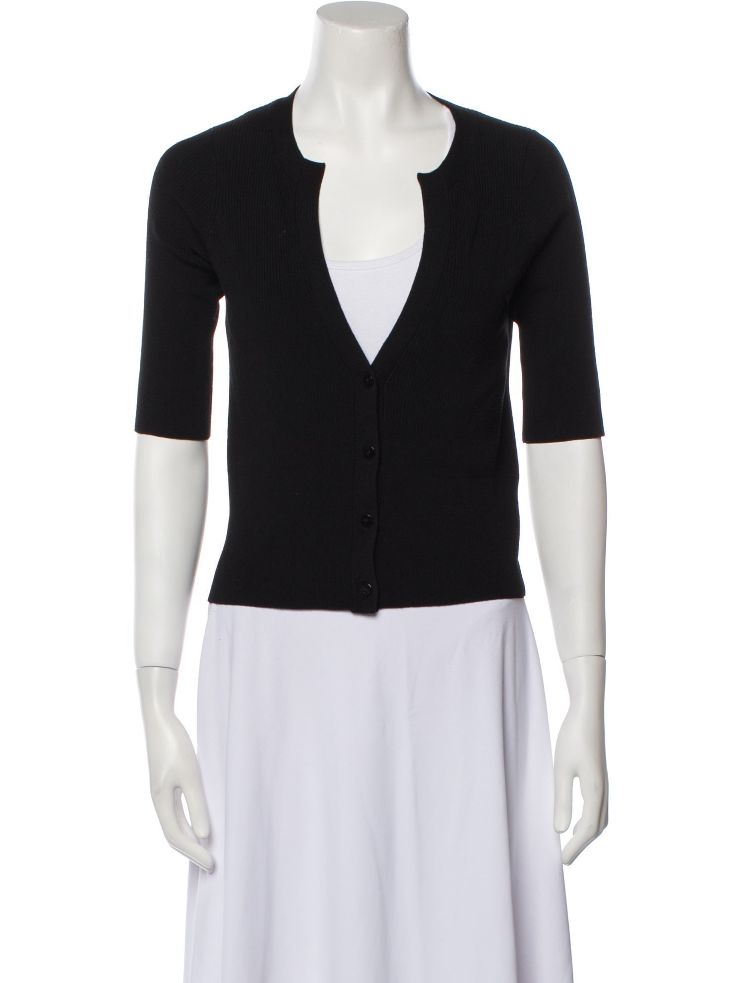 L'Agence Plunge Neckline Sweater