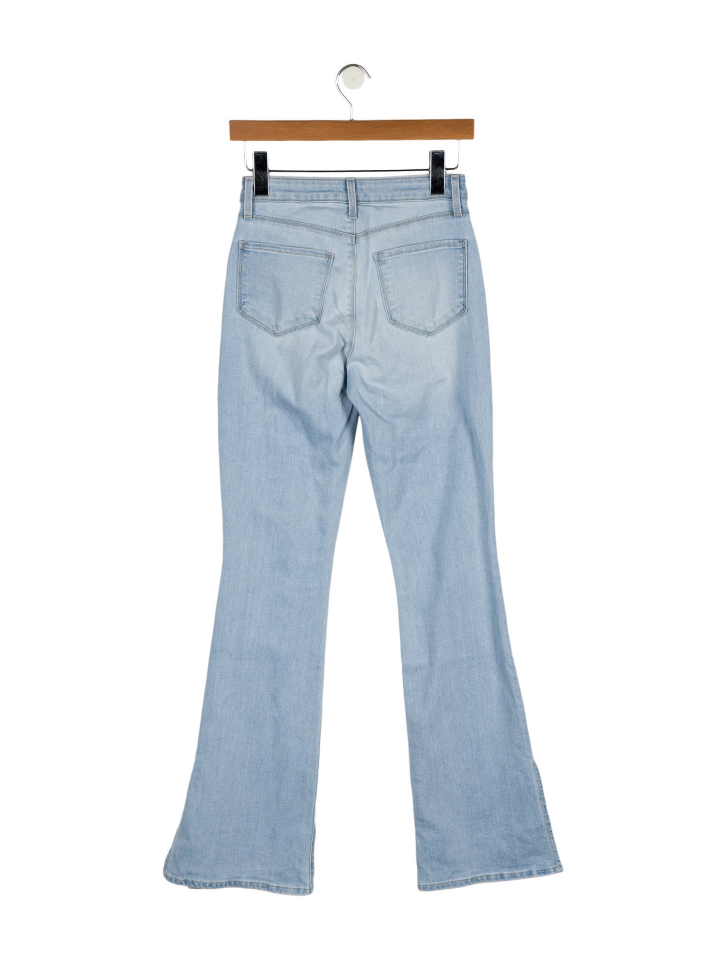 L'Agence Mid-Rise Wide Leg Jeans