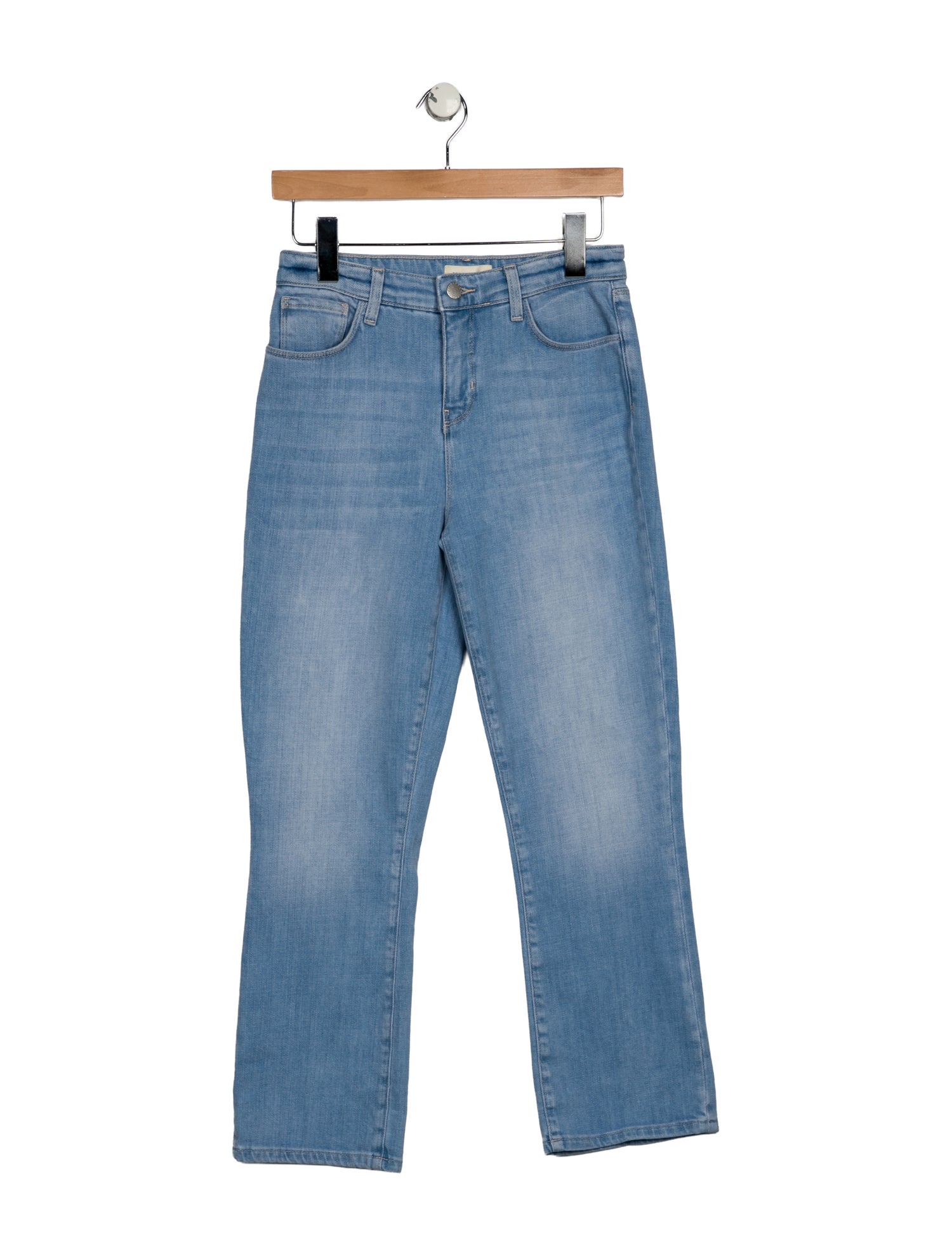 L'Agence Mid-Rise Straight Leg Jeans