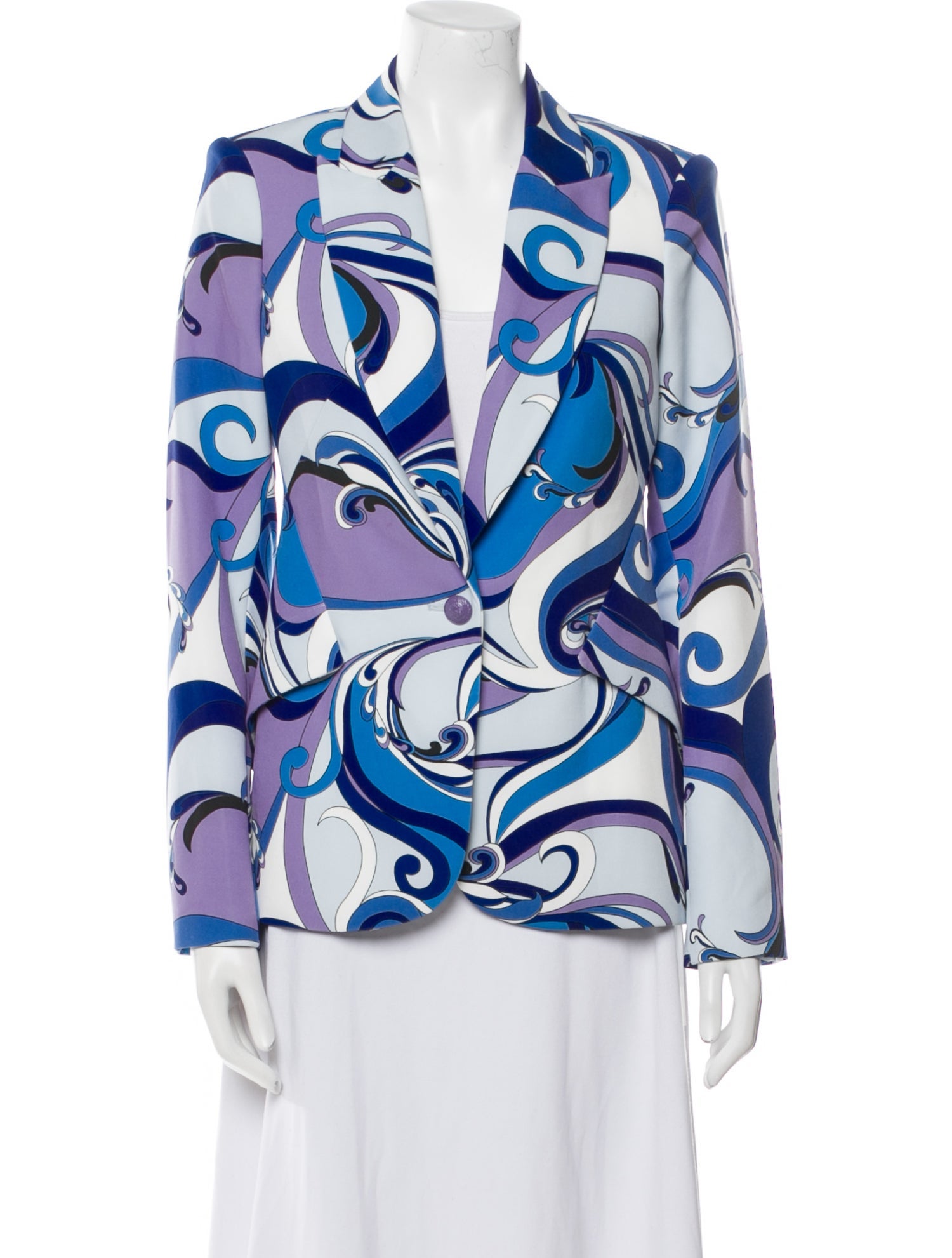 L'Agence Paisley Print Evening Jacket