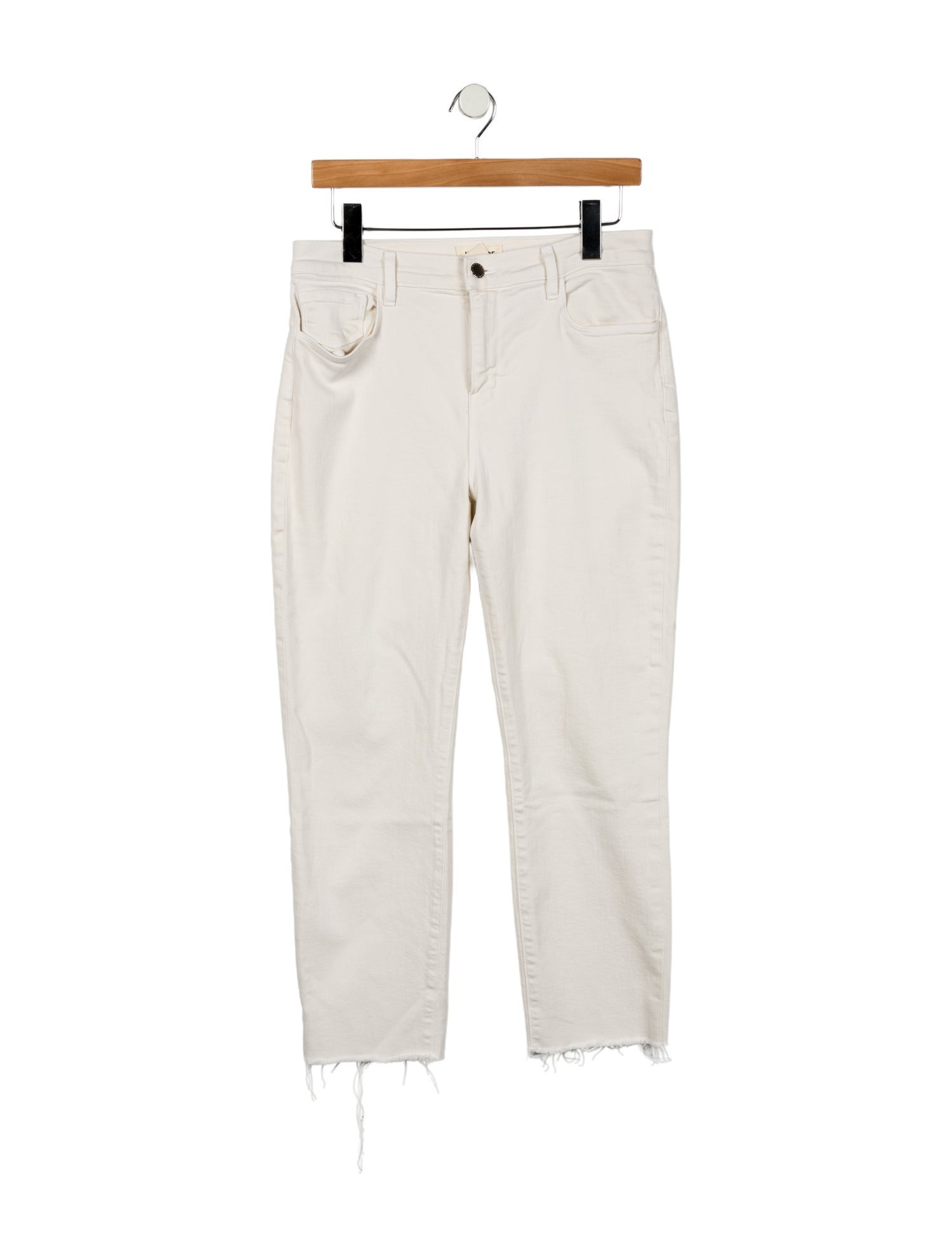 L'Agence Mid-Rise Straight Leg Jeans