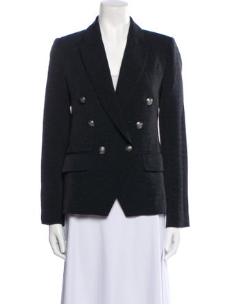 L'Agence Plaid Print Blazer