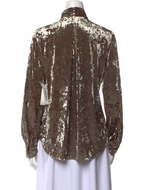 L'Agence Long Sleeve Button-Up Top