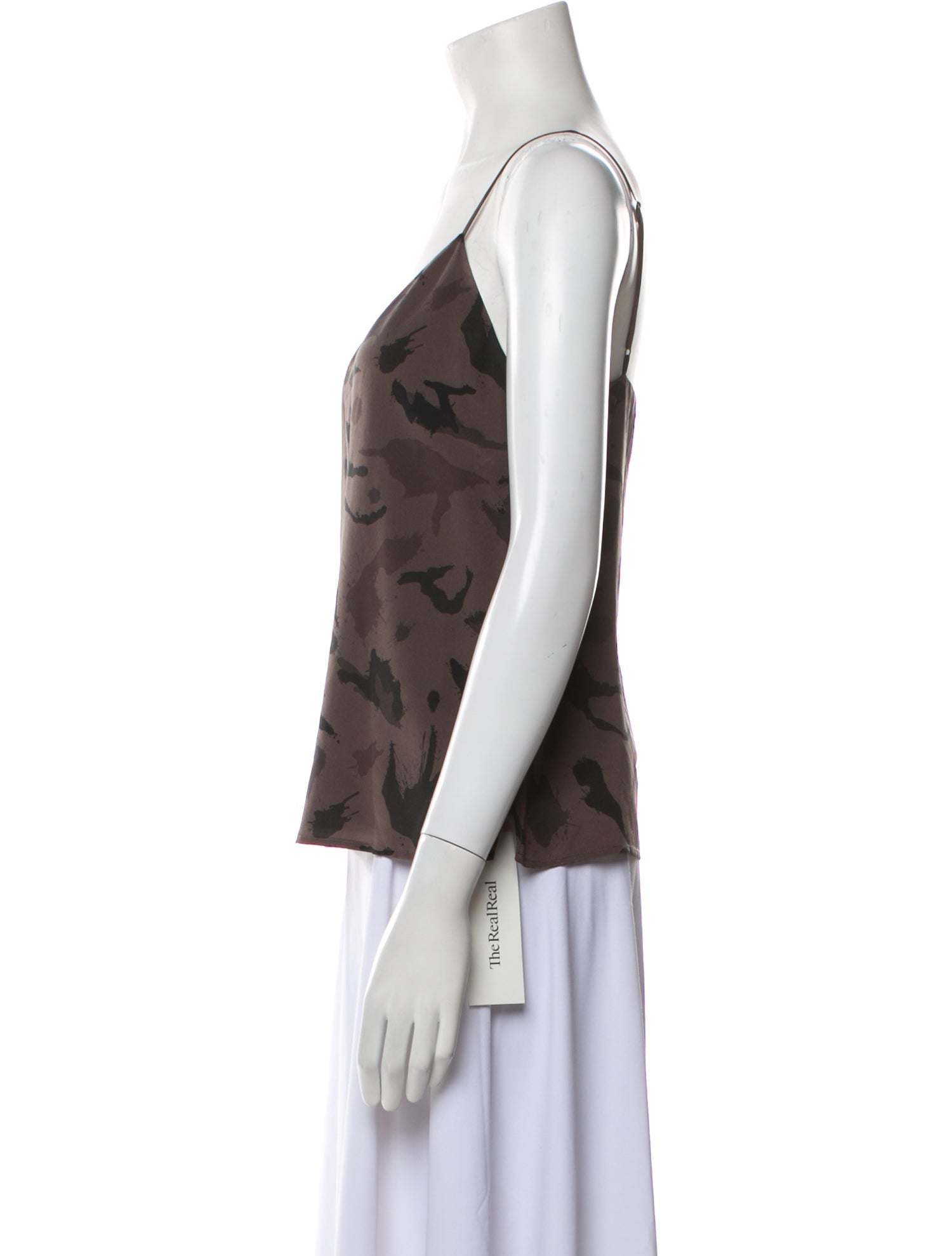 L'Agence Silk Printed Top