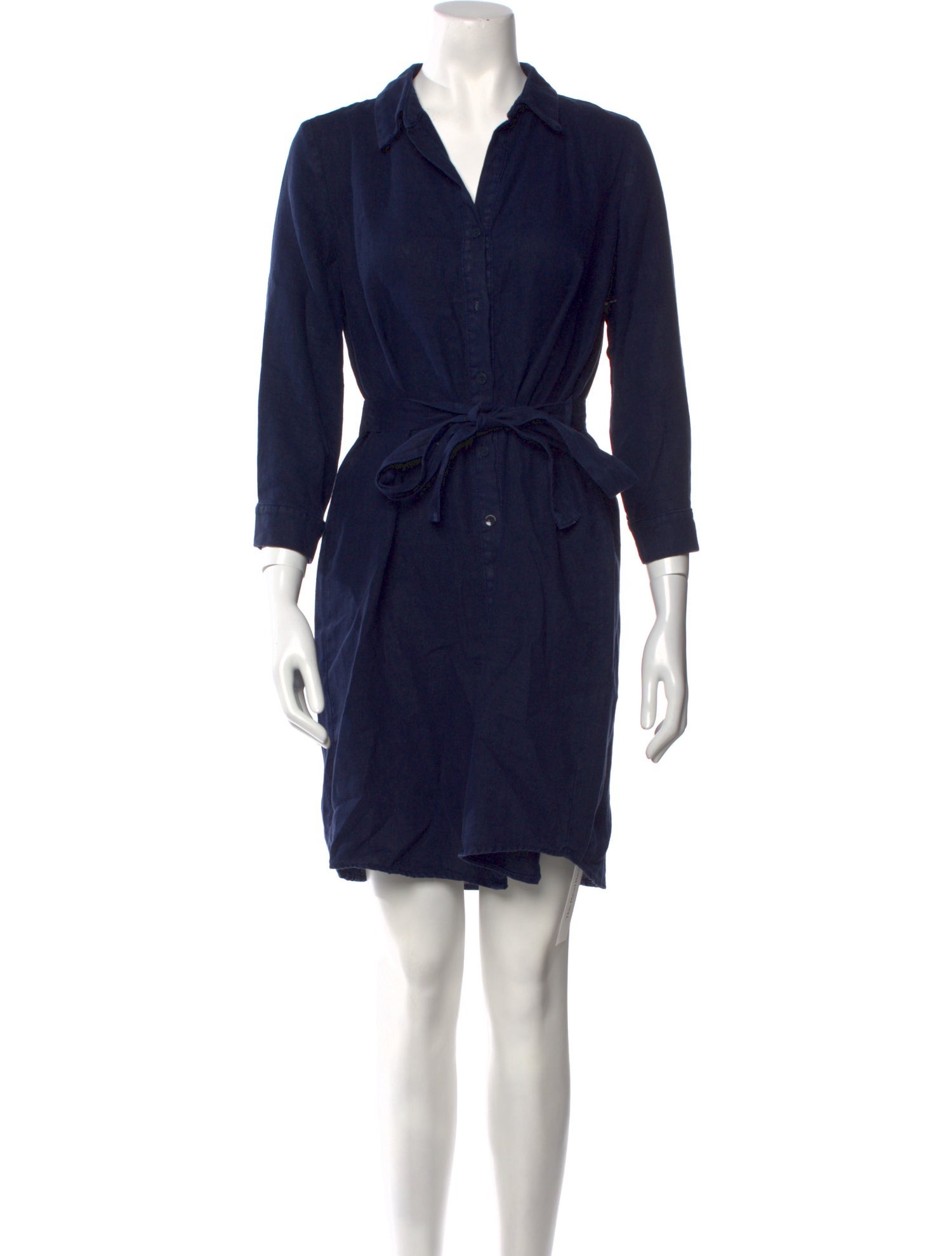 L'Agence Linen V-Neck Tunic