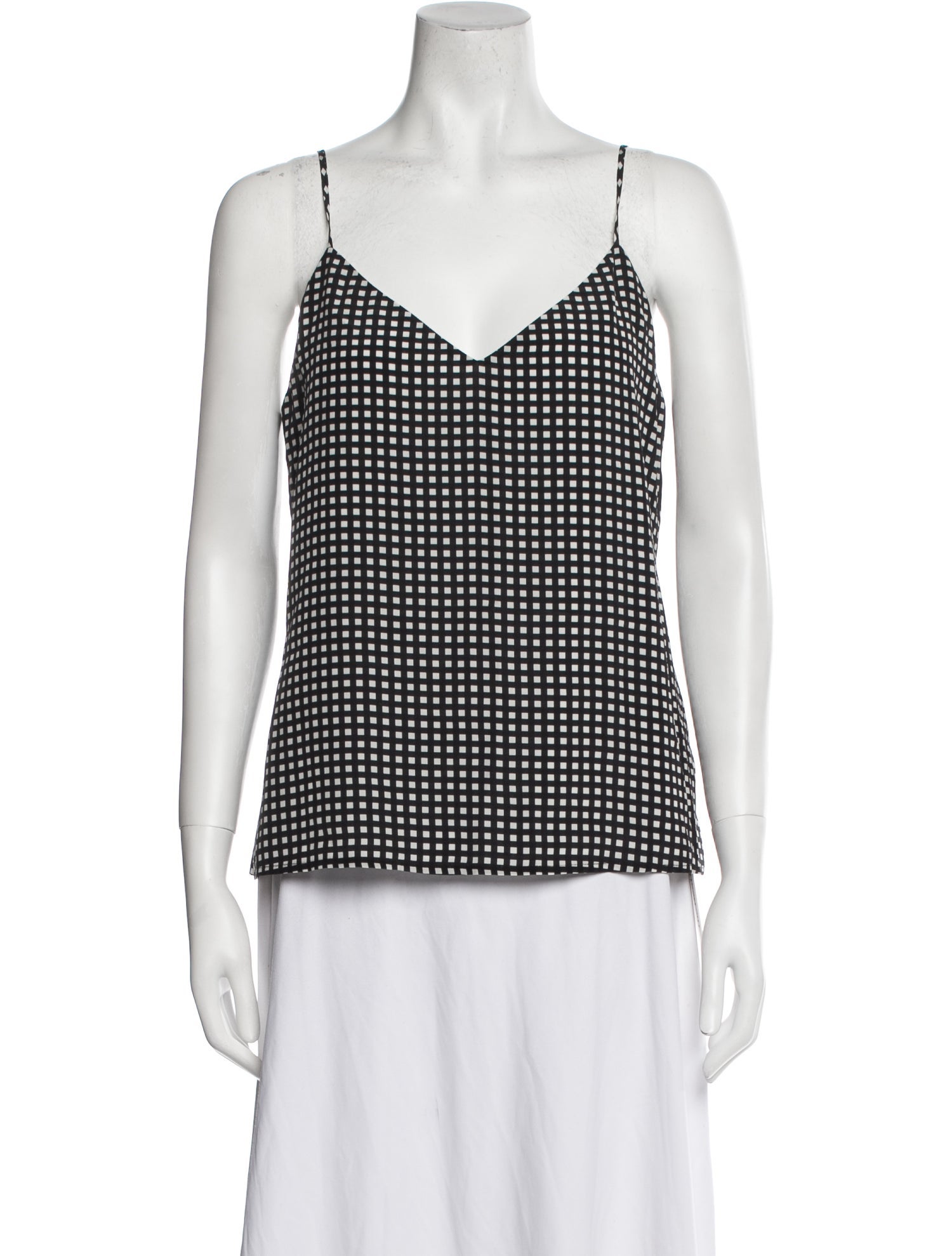 L'Agence Silk Printed Top