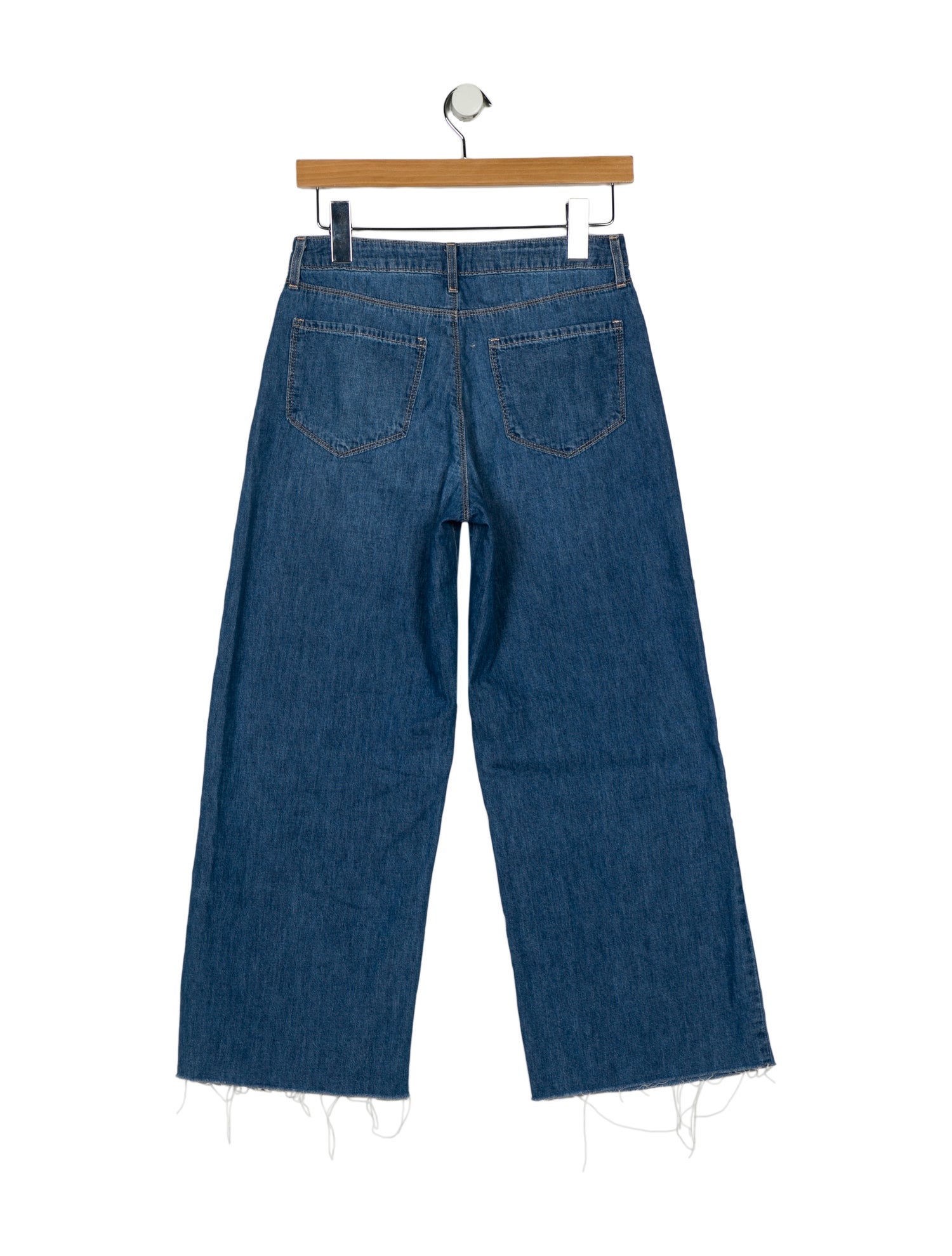 L'Agence Mid-Rise Wide Leg Jeans