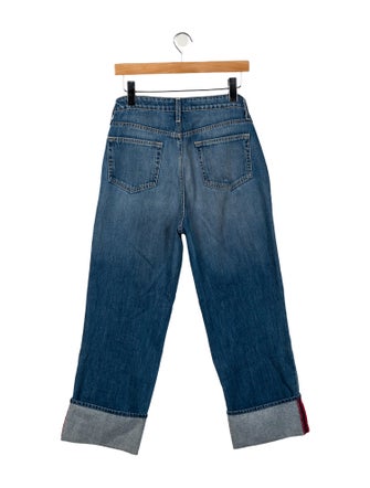 L'Agence High-Rise Straight Leg Jeans
