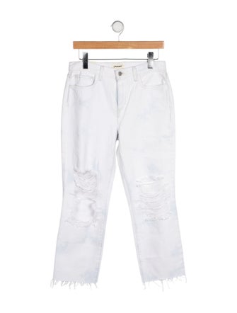 L'Agence High-Rise Straight Leg Jeans