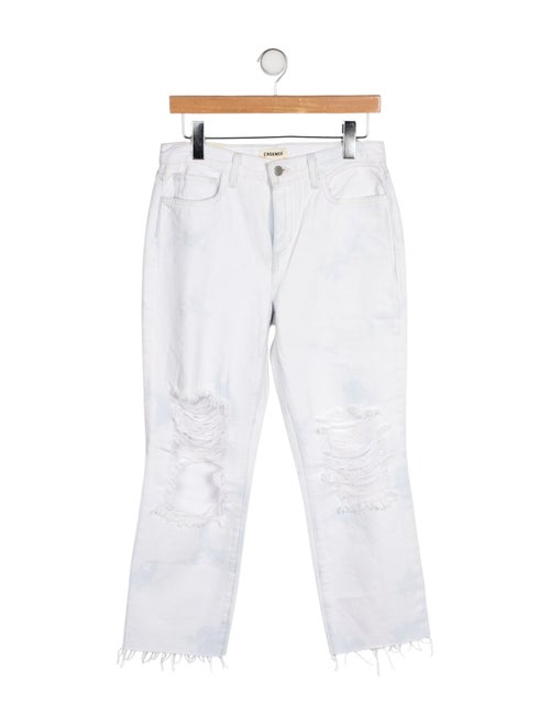 L'Agence High-Rise Straight Leg Jeans