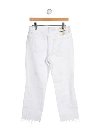 L'Agence High-Rise Straight Leg Jeans