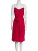 L'Agence Silk Knee-Length Dress