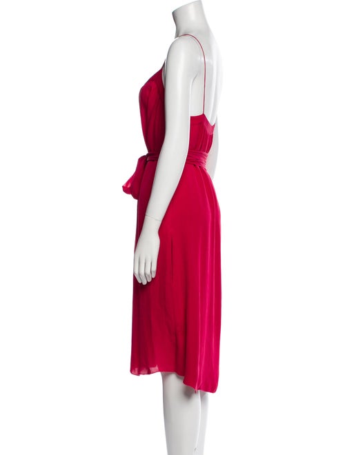L'Agence Silk Knee-Length Dress