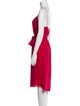 L'Agence Silk Knee-Length Dress