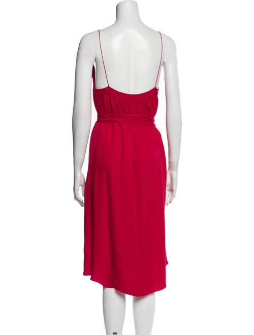 L'Agence Silk Knee-Length Dress
