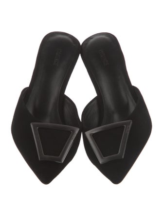 L'Agence Suede Mules