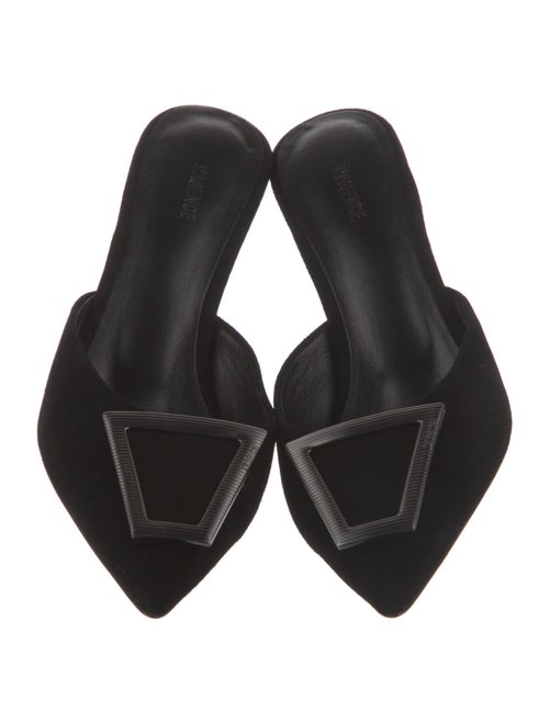 L'Agence Suede Mules