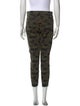 L'Agence Camouflage Print Skinny Leg Pants