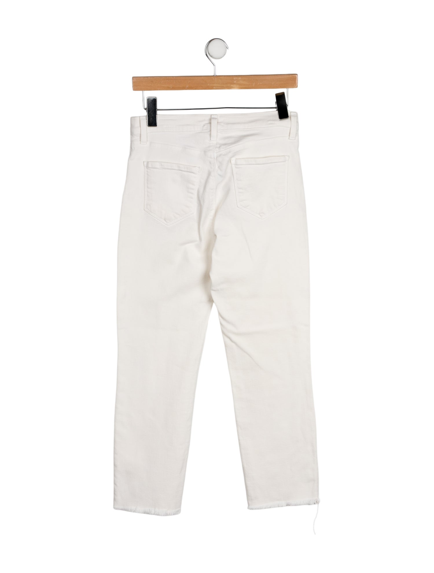 L'Agence Mid-Rise Straight Leg Jeans